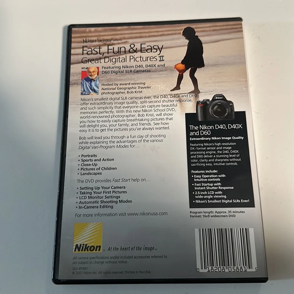 Nikon Digital Photography DVD bundle